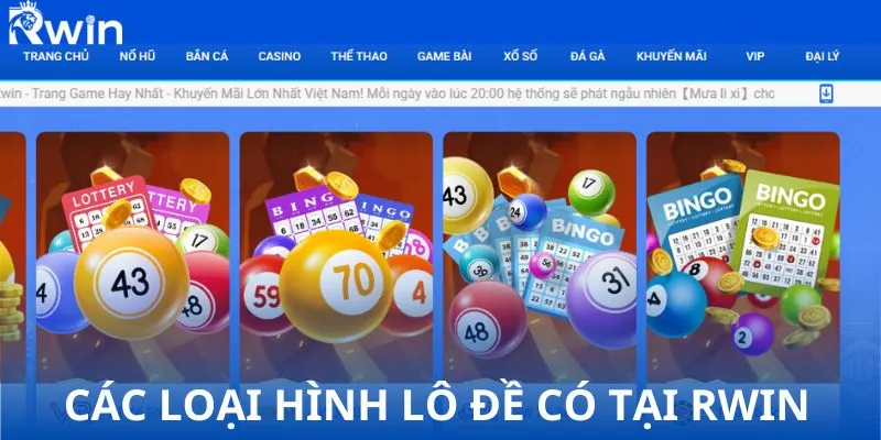 Types of lottery available at RWIN